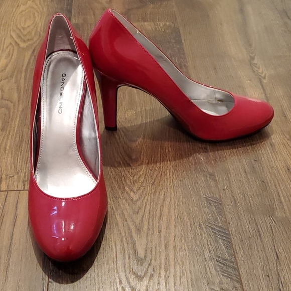 cherry red pumps